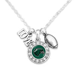 Northeastern State Riverhawks Football, Love and Logo Necklace