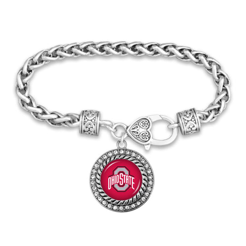Ohio State Buckeyes Clasp Bracelet- Allie