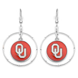 Oklahoma Sooners Campus Chic Earrings