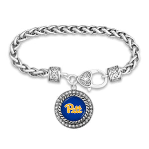 Pittsburgh Panthers Clasp Bracelet- Allie
