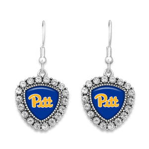 Pittsburgh Panthers Brooke Crystal Earrings