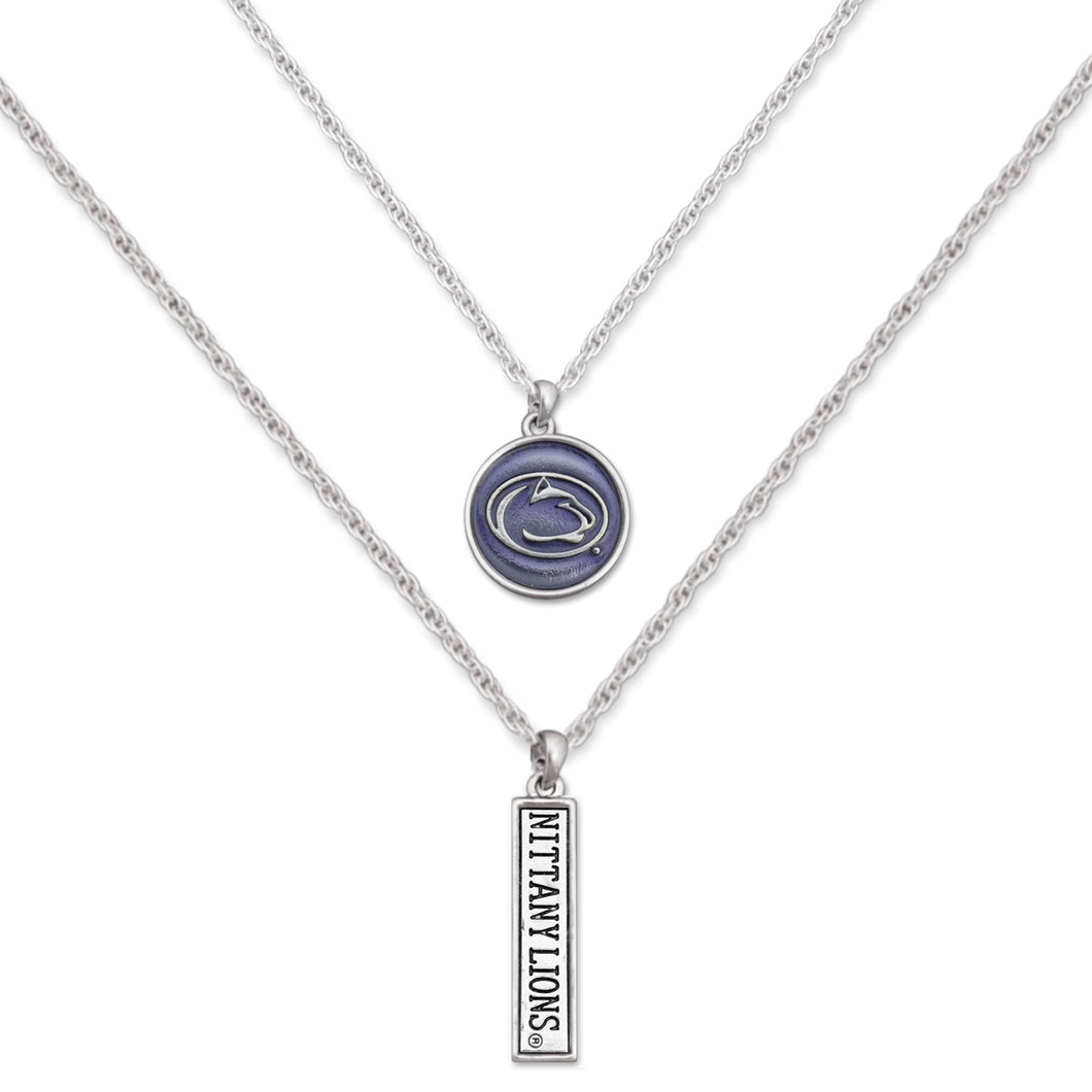 Penn State Nittany Lions Double Down Necklace