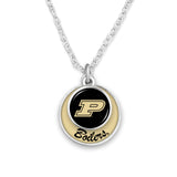 Purdue Boilermakers Stacked Disk Necklace
