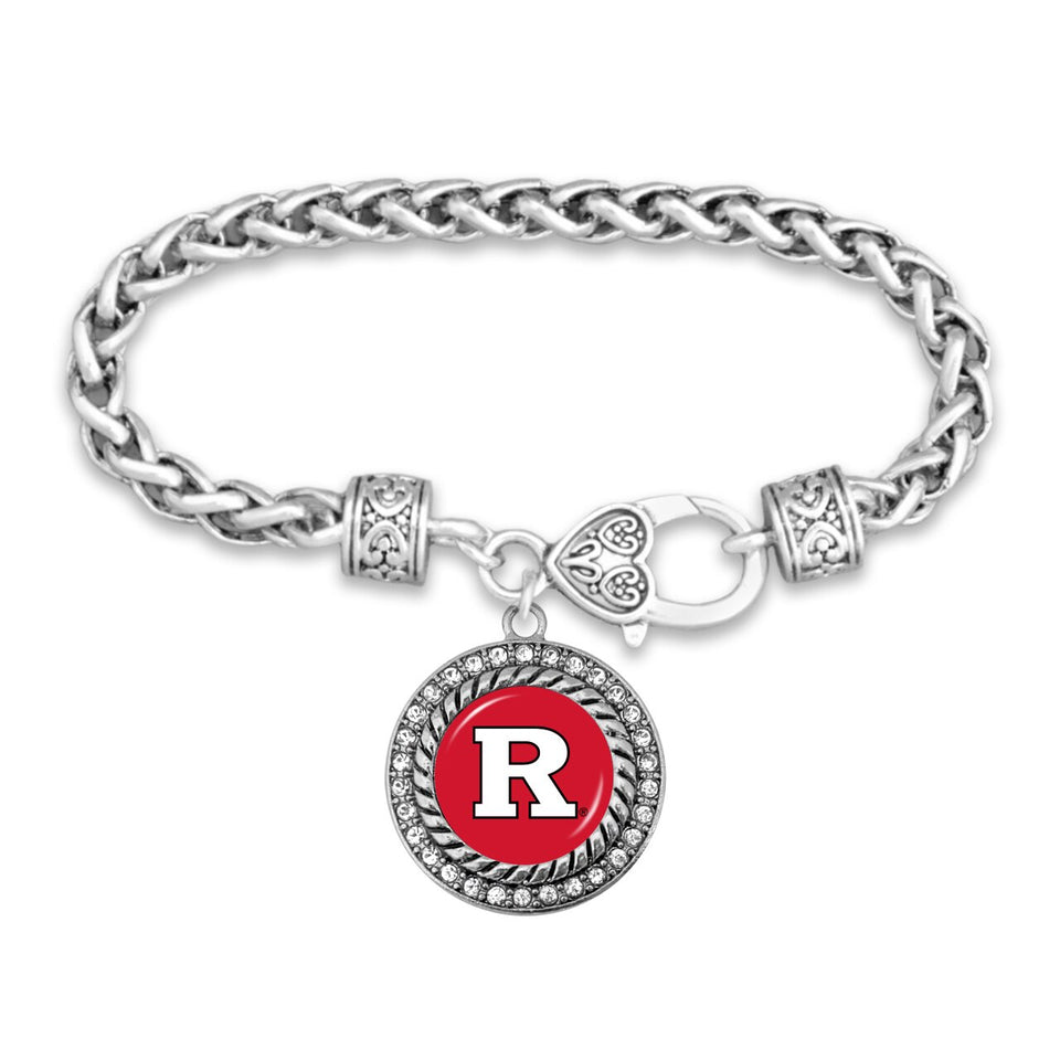 Rutgers Scarlet Knights Clasp Bracelet- Allie