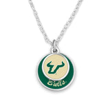 South Florida Bulls Stacked Disk Necklace