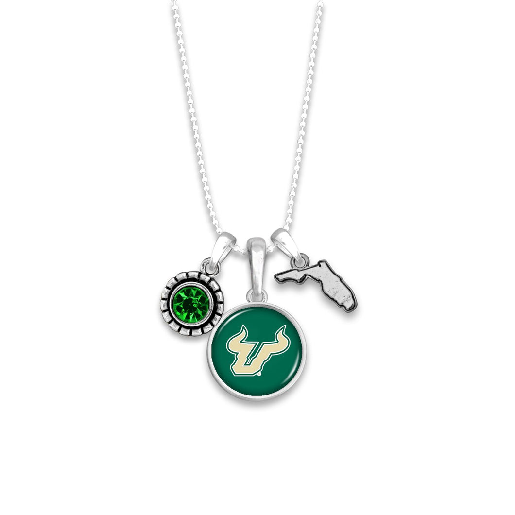 South Florida Bulls Home Sweet School Necklace