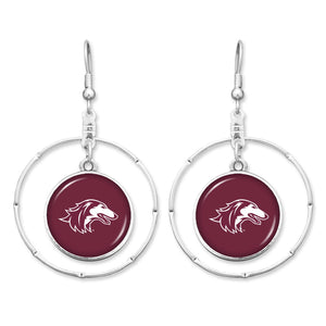 Southern Illinois Salukis Campus Chic Earrings