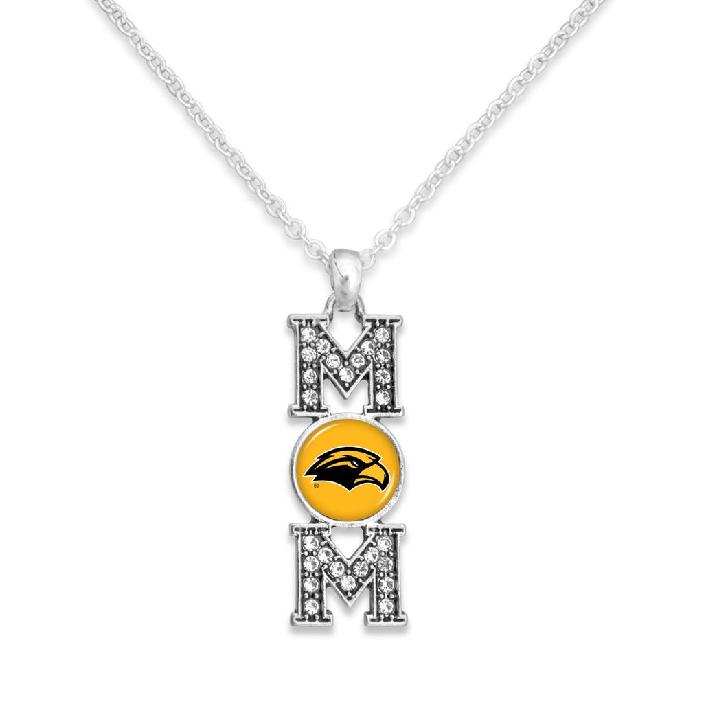 Southern Mississippi Golden Eagles MOM Necklace