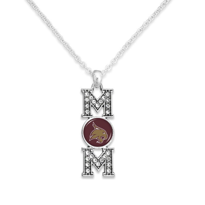 Texas State Bobcats MOM Necklace