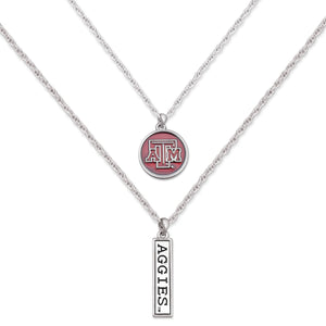 Texas A&M Aggies Double Down Necklace