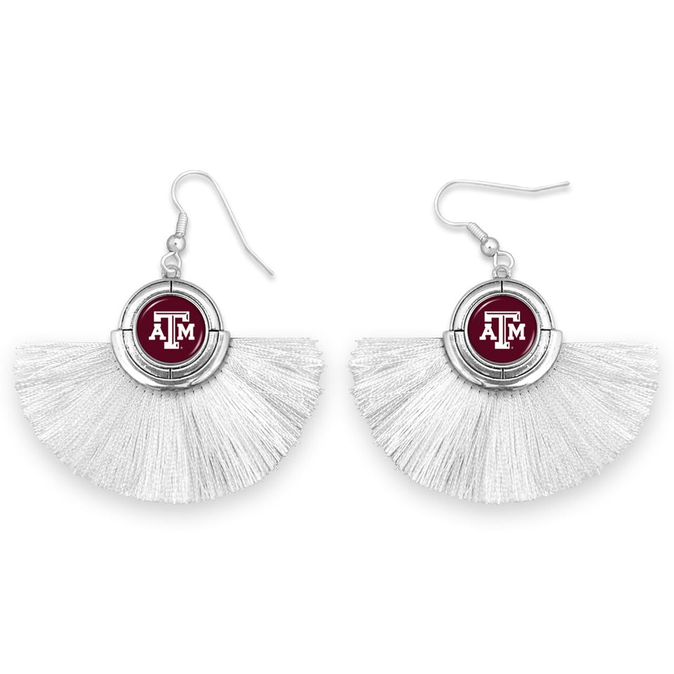 Texas A&M Aggies Tassel Earrings