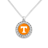 Tennessee Volunteers Kenzie Round Crystal Charm Necklace