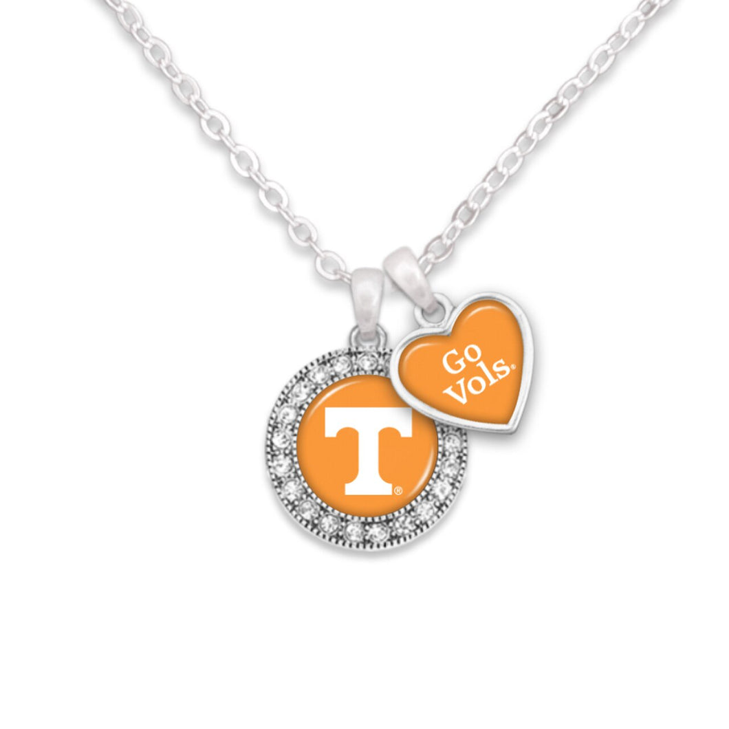 Tennessee Volunteers Spirit Slogan Necklace