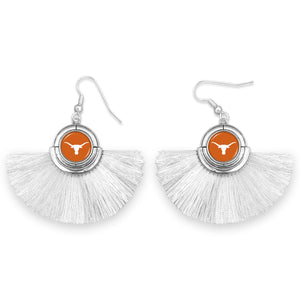Texas Longhorns Tassel Earrings
