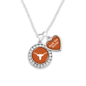 Texas Longhorns Spirit Slogan Necklace