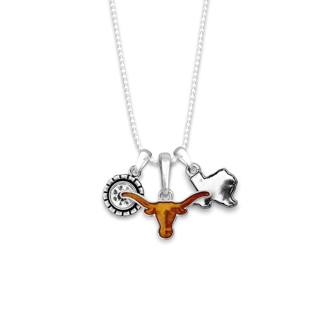 Texas Longhorns Home Sweet School Necklace