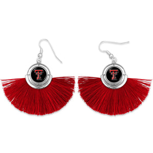 Texas Tech Raiders Tassel Earrings