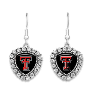 Texas Tech Raiders Brooke Crystal Earrings