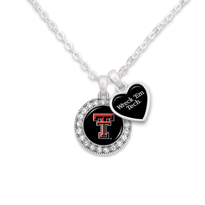 Texas Tech Raiders Spirit Slogan Necklace