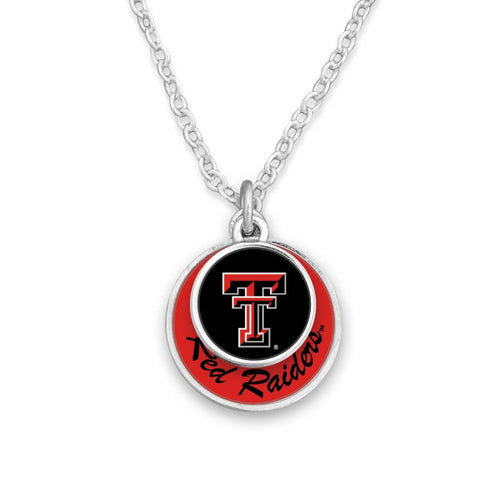 Texas Tech Raiders Stacked Disk Necklace