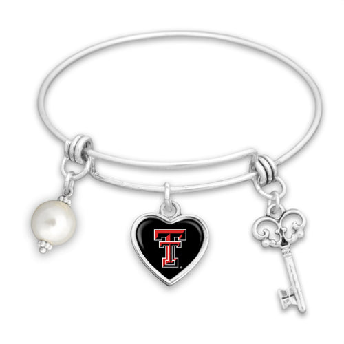 Texas Tech Raiders Pearl Bracelet