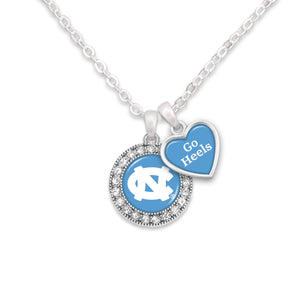 North Carolina Tar Heels Spirit Slogan Necklace
