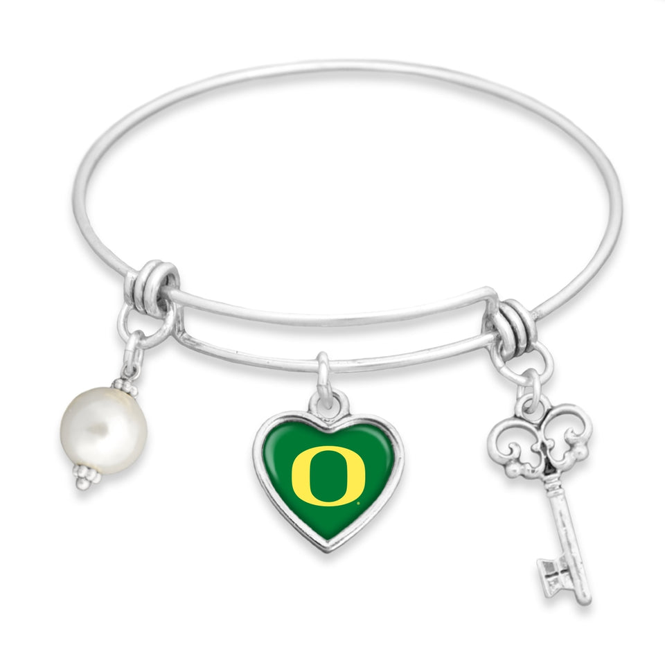 Oregon Ducks Pearl Bracelet