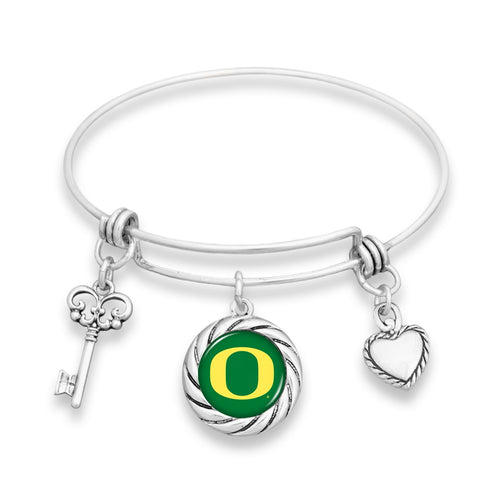 Oregon Ducks Twisted Rope Bracelet