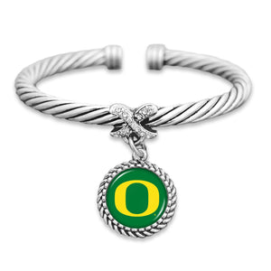 Oregon Ducks Bangle Cuff Bracelet