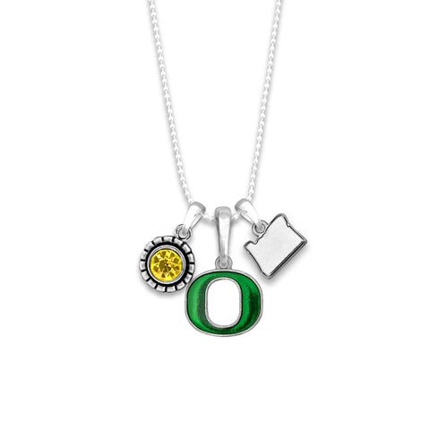 Oregon Ducks Home Sweet School Necklace