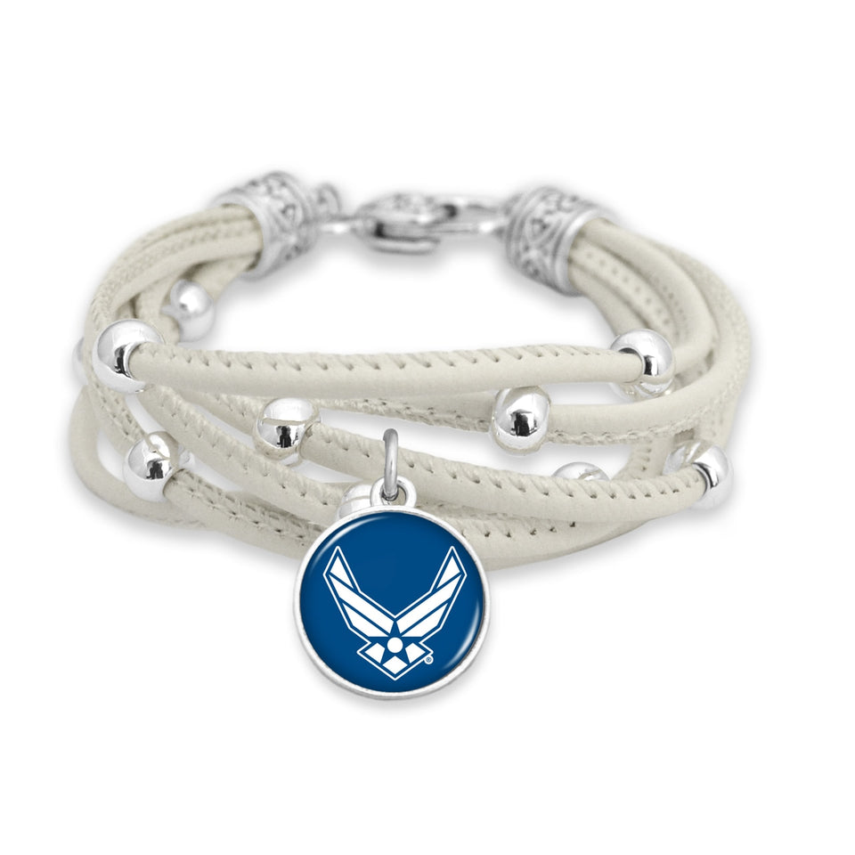 U.S. Air Force Lindy Leather Bracelet