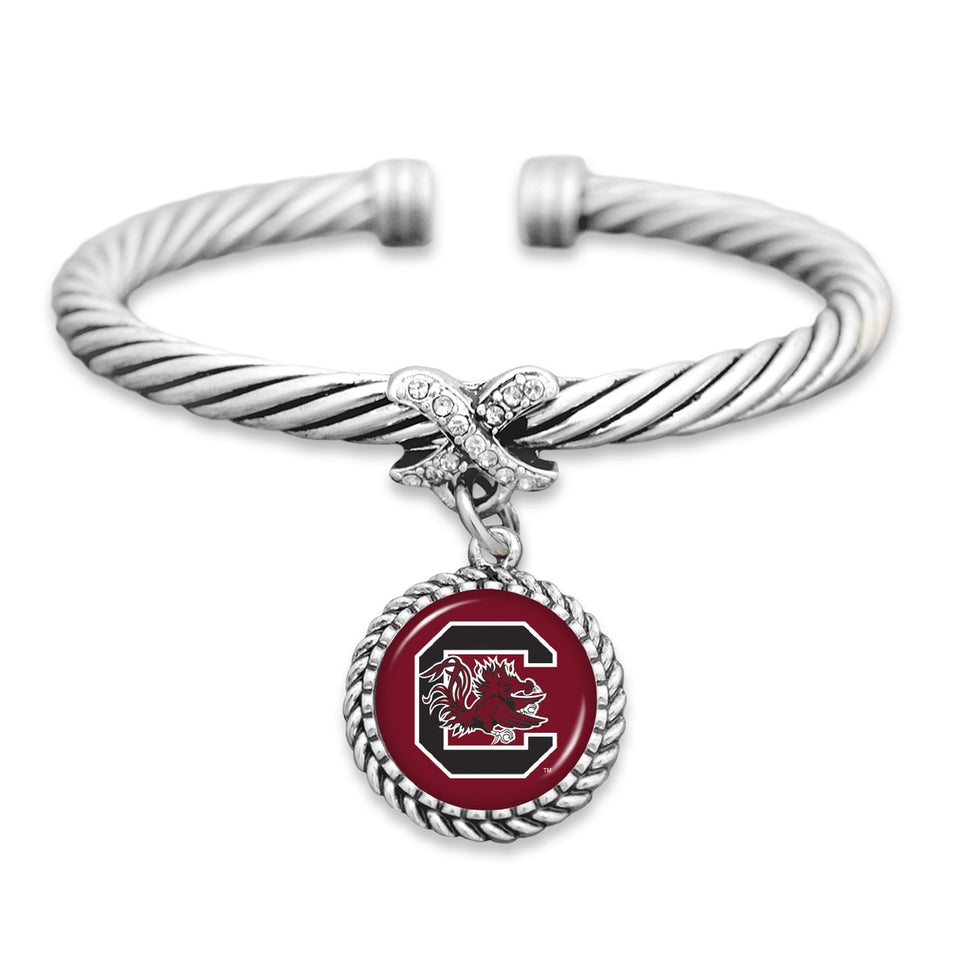 South Carolina Gamecocks Bangle Cuff Bracelet
