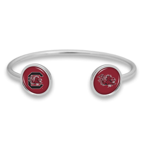 South Carolina Gamecocks Duo Dome Cuff Bracelet