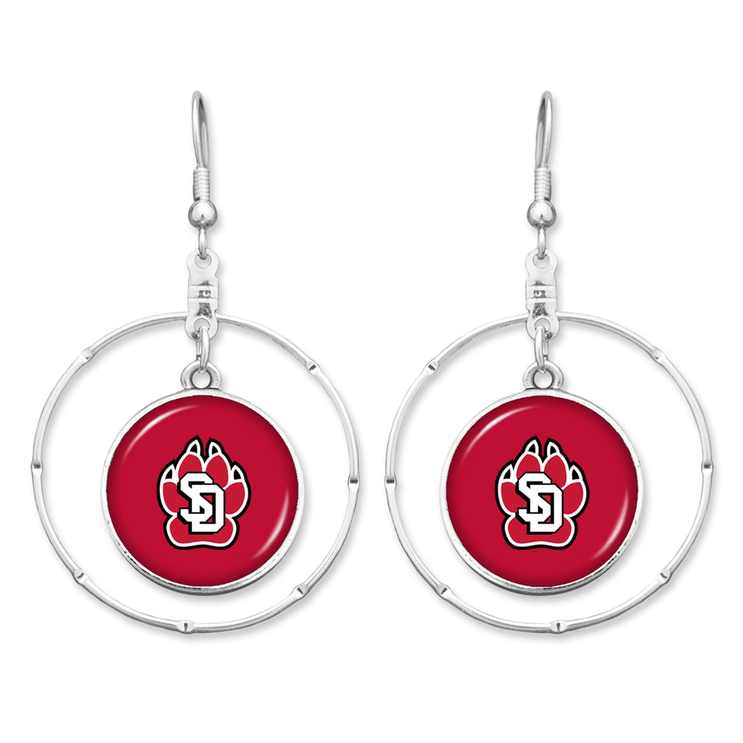 South Dakota Coyotes Campus Chic Earrings