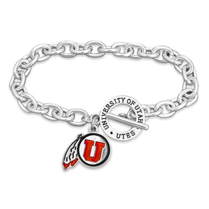Utah Utes Bracelet Audrey Toggle