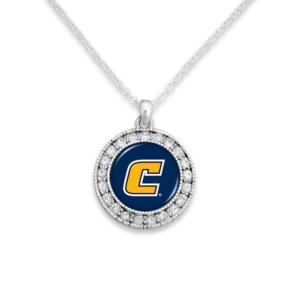 Chattanooga (Tennessee) Mocs Kenzie Round Crystal Charm Necklace