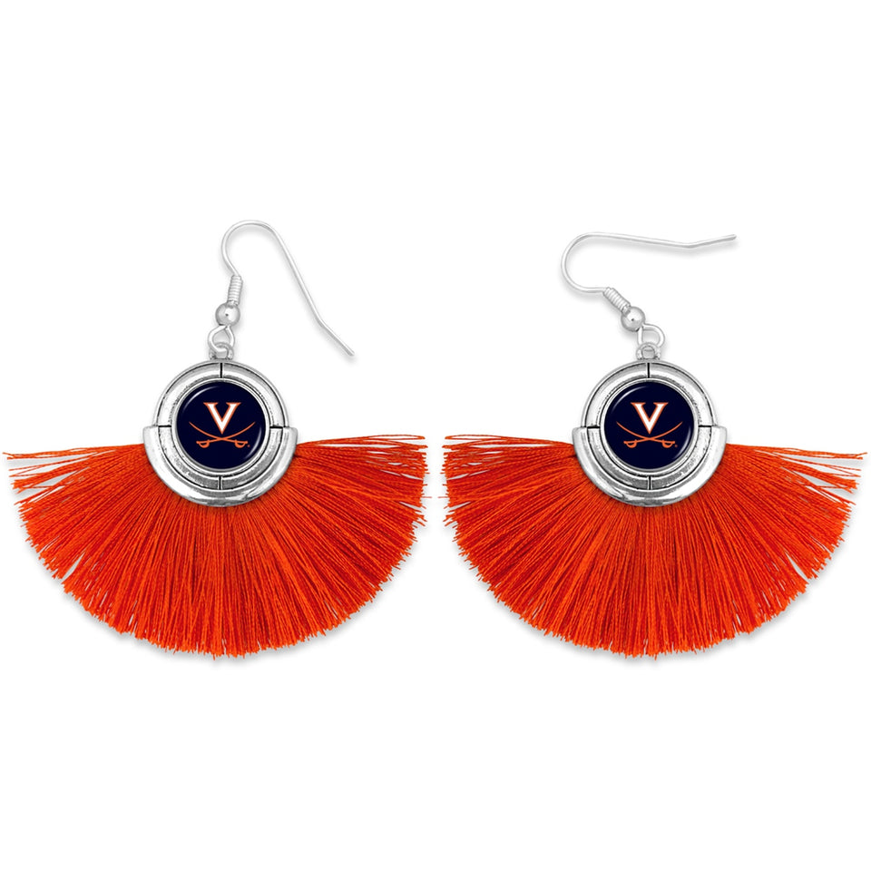 Virginia Cavaliers Tassel Earrings