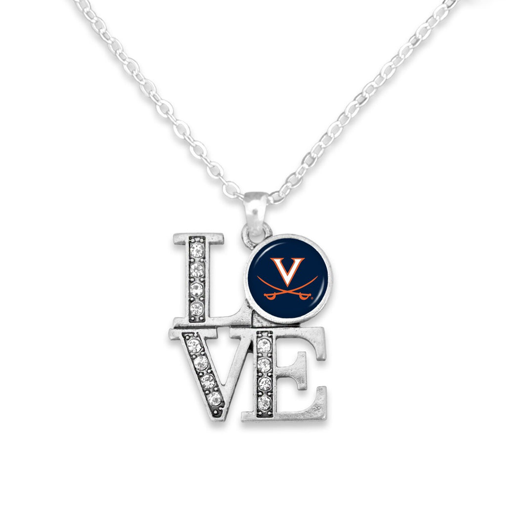 Virginia Cavaliers LOVE Necklace