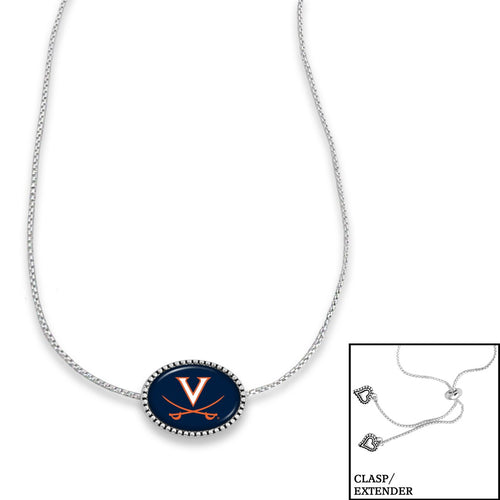 Virginia Cavaliers Adjustable Slider Bead Necklace