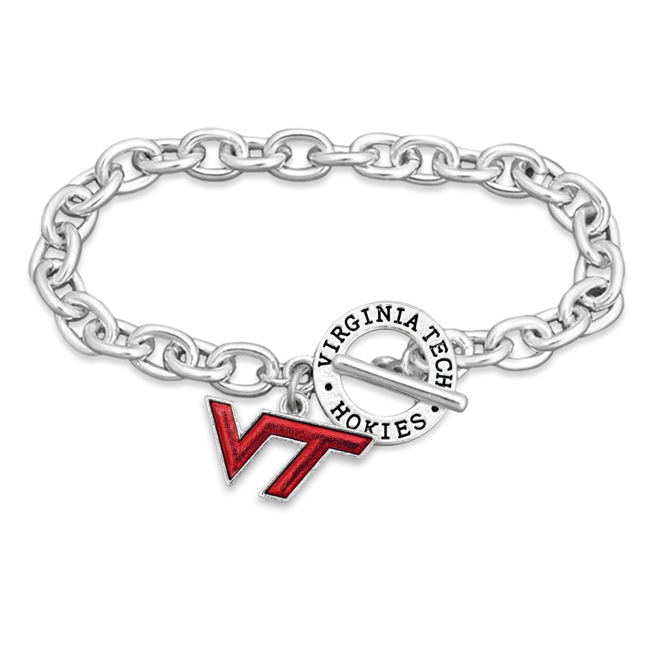 Virginia Tech Hokies Bracelet- Audrey Toggle