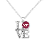 Virginia Tech Hokies LOVE Necklace