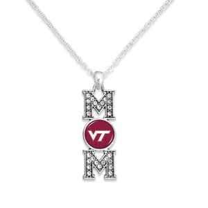 Virginia Tech Hokies MOM Necklace