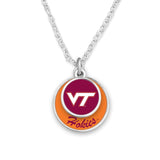 Virginia Tech Hokies Stacked Disk Necklace