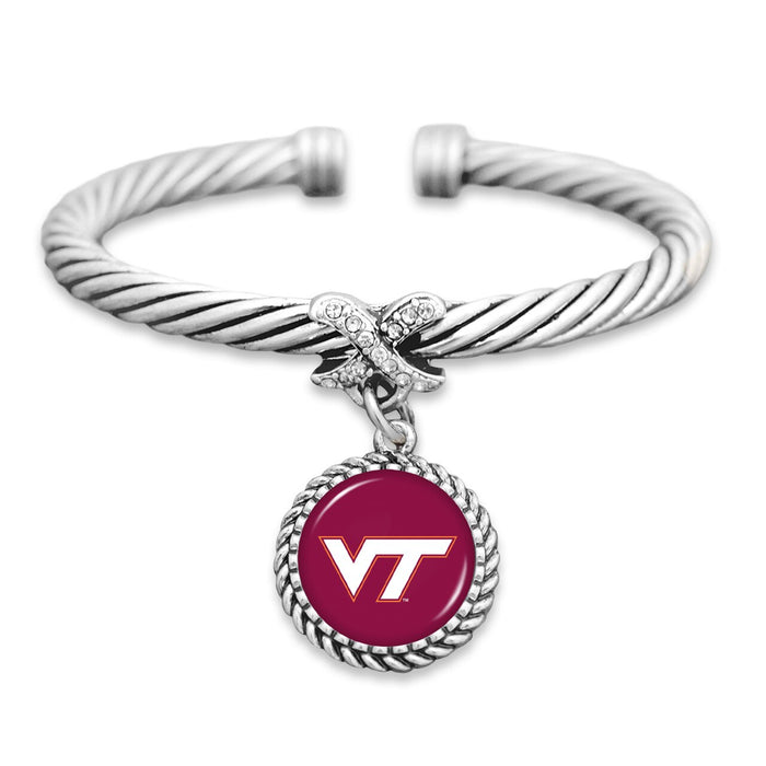 Virginia Tech Hokies Bangle Cuff Bracelet
