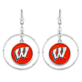Wisconsin Badgers Campus Chic Earrings