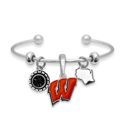 Wisconsin Badgers Home Sweet School Bracelet