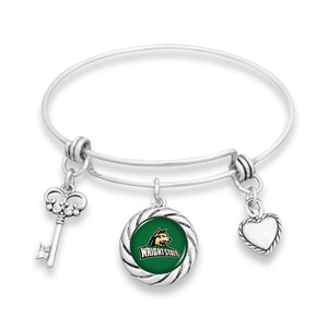 Wright State Raiders Twisted Rope Bracelet