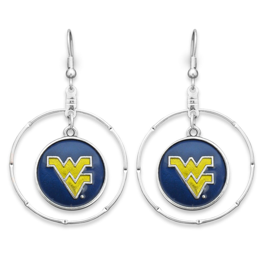 West Virginia Mountaineers Campus Chic Earrings