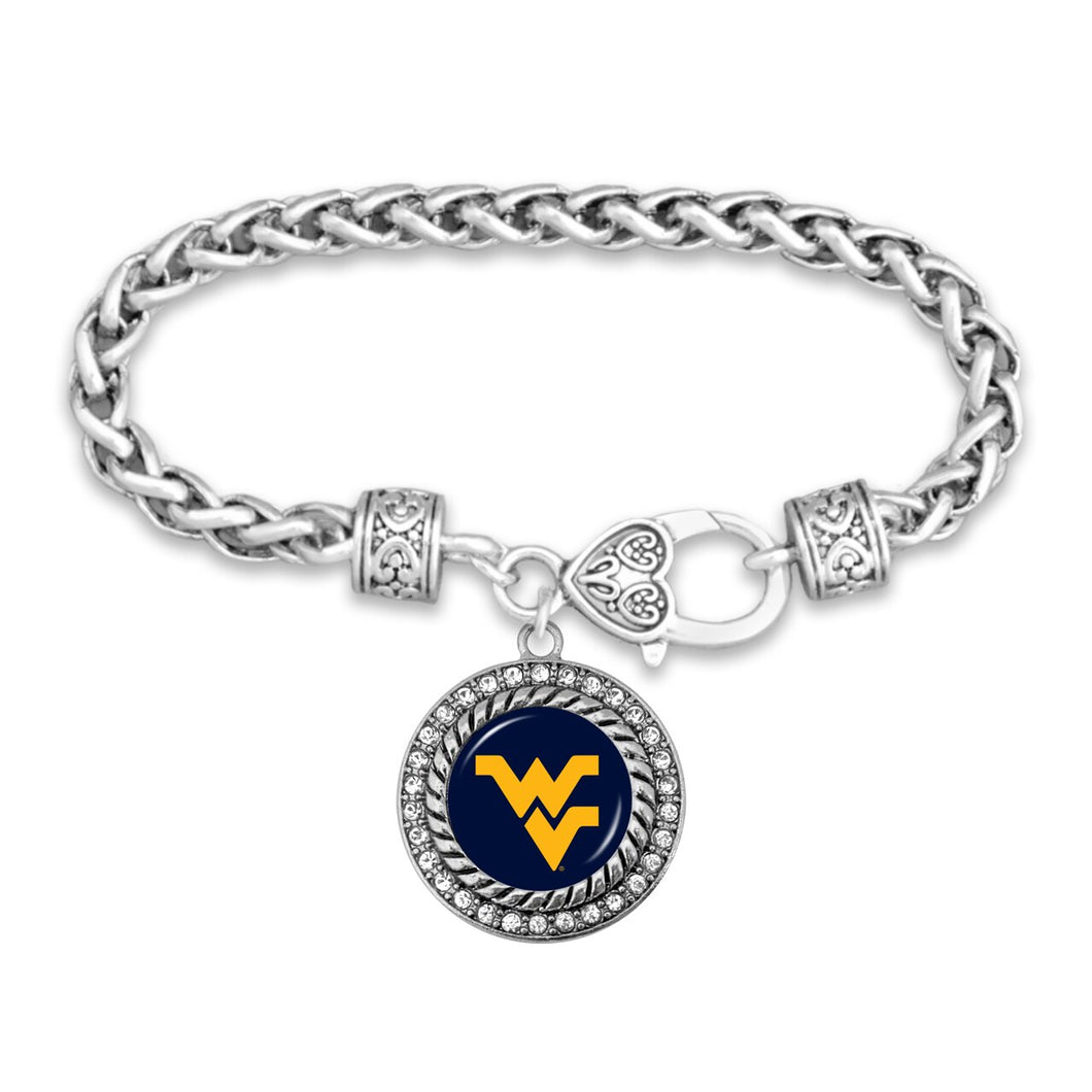 West Virginia Mountaineers Bracelet- Allie