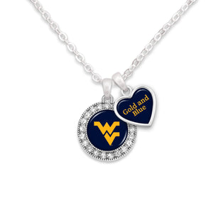West Virginia Mountaineers Spirit Slogan Necklace